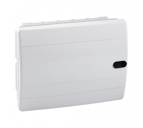 Щит распределительный встраиваемый КЭАЗ OptiBox ЩРВ пластиковый IP41 290х195х102,9 мм 12 модулей непрозрачная дверь