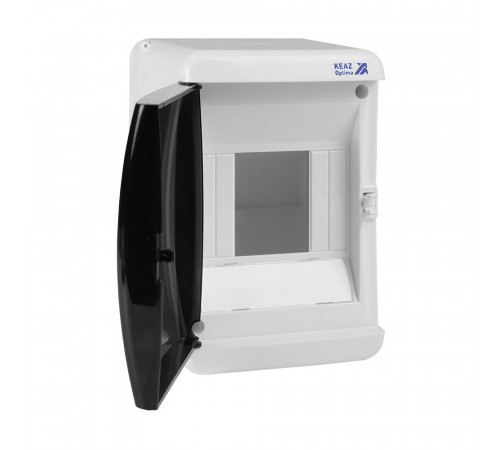 Коробка под автомат КЭАЗ OptiBox ЩРН IP41 93х96х140 мм 4 модуля белая Коробка под автомат КЭАЗ OptiBox ЩРН IP41 93х96х140 мм 4 модуля белая