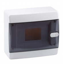 Щит распределительный навесной КЭАЗ OptiBox ЩРН пластиковый IP41 218х170х102,9 мм 8 модулей