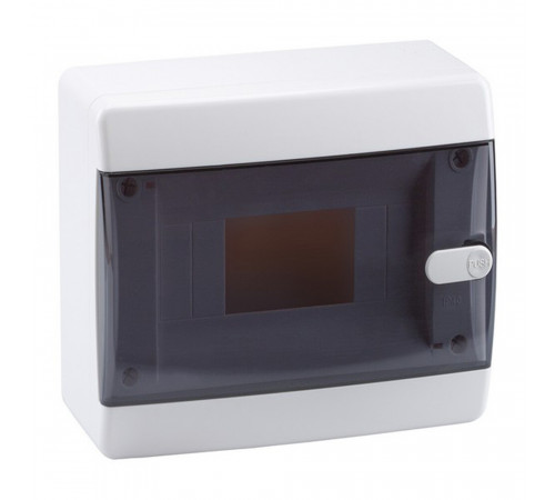 Щит распределительный навесной КЭАЗ OptiBox ЩРН пластиковый IP41 218х170х102,9 мм 8 модулей Щит распределительный навесной КЭАЗ OptiBox ЩРН пластиковый IP41 218х170х102,9 мм 8 модулей