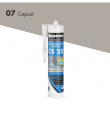 Герметик силиконовый затирка Церезит CS 25 № 07 серый 280 мл