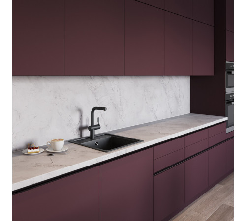 Панель стеновая ДСП для кухни 3000х600х4,5 мм 2347/pt blanco marble