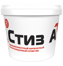 Герметик акриловый паропроницаемый наружный Сазиласт Стиз А Марка 12 белый 3 кг