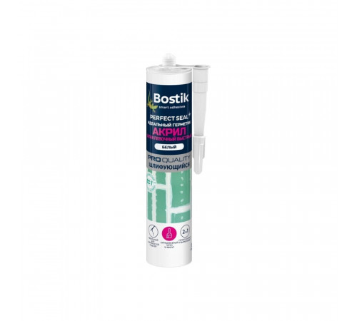 Герметик акриловый Bostik Perfect Seal Шпаклевочный быстрый белый 280 мл Герметик акриловый Bostik Perfect Seal Шпаклевочный быстрый белый 280 мл