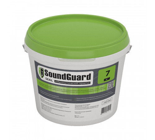 Герметик акриловый звукоизоляционный SoundGuard Seal белый 7 кг