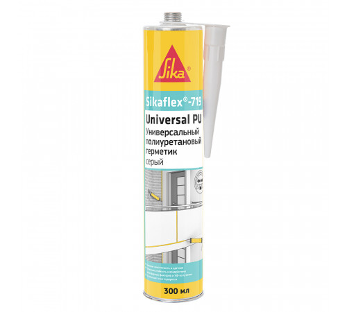Герметик полиуретановый Sika Sikaflex 719 Universal серый 300 мл Герметик полиуретановый Sika Sikaflex 719 Universal серый 300 мл