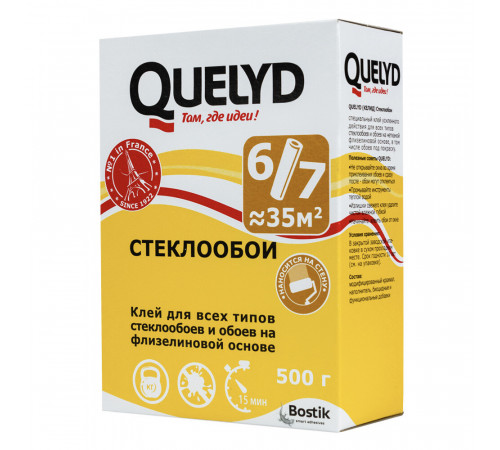 Клей для стеклообоев Quelyd 500 г Клей для стеклообоев Quelyd 500 г