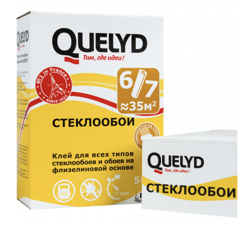 Клей для стеклообоев Quelyd 500 г Клей для стеклообоев Quelyd 500 г