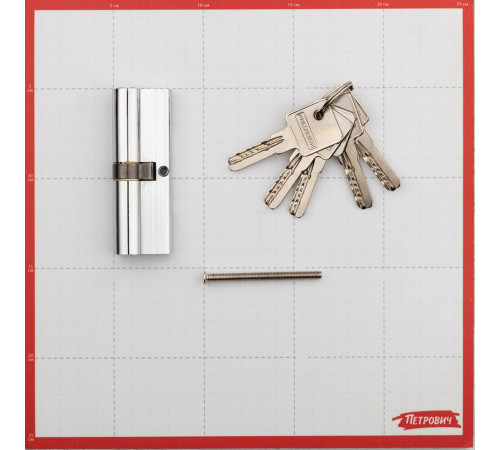 Цилиндр Palladium C ET CP 90 45х45 мм ключ/ключ хром Цилиндр Palladium C ET CP 90 45х45 мм ключ/ключ хром