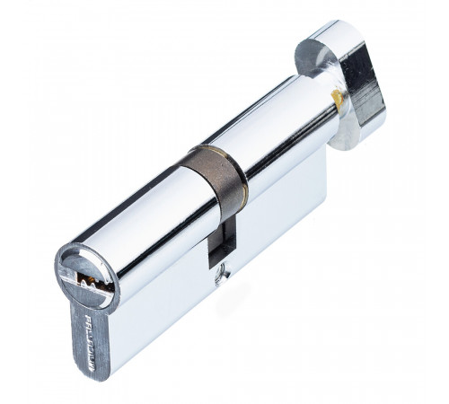 Цилиндр Palladium C BK CP 80 40х40 мм ключ/вертушка хром Цилиндр Palladium C BK CP 80 40х40 мм ключ/вертушка хром