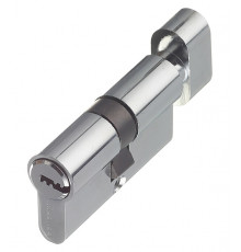 Цилиндр Palladium AL 60 C T01 CP 60 30х30 мм ключ/вертушка хром