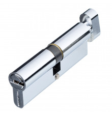 Цилиндр Palladium C BK CP 90 45х45 мм ключ/вертушка хром