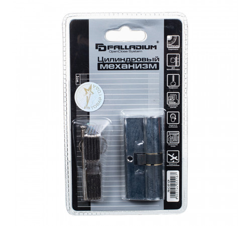 Цилиндр Palladium 70 C ET CP 70 35х35 мм ключ/ключ хром