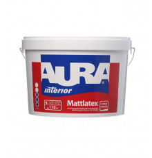 Краска моющаяся Aura Interior Mattlatex база А белая 9 л