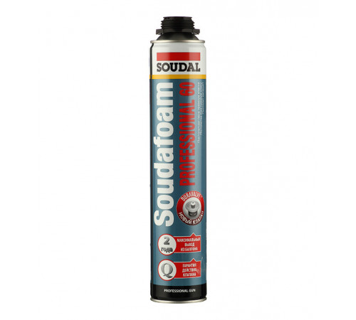 Пена монтажная профессиональная Soudal Professional 60 летняя 750 мл