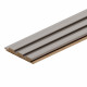 Реечная панель МДФ sandgrau 2700х119х16 мм Stella 0,32 кв.м
