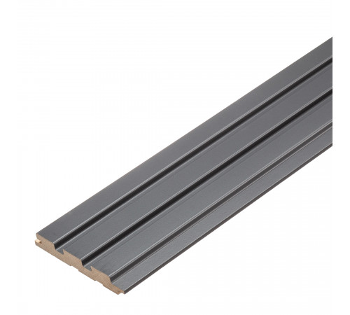 Реечная панель МДФ black lead 2700х119х16 мм Stella 0,32 кв.м