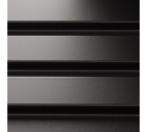 Реечная панель МДФ black lead 2700х119х16 мм Stella 0,32 кв.м