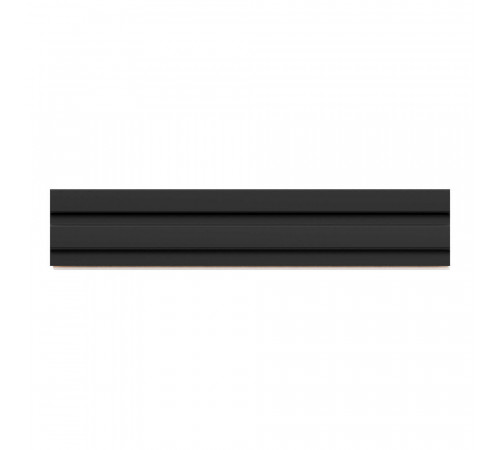 Профиль финишный для панелей 77х16х2700 мм black lead рейка Профиль финишный для панелей 77х16х2700 мм black lead рейка