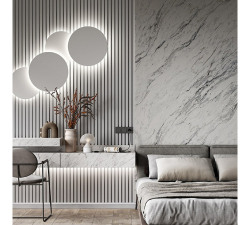 Декоративная рейка из экополимера 30х20х2000 мм Cosca Decor RX002 белая Декоративная рейка из экополимера 30х20х2000 мм Cosca Decor RX002 белая