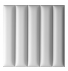 Панель декоративная из экополимера 500х500х35 мм Bello Deco Polymer СП 19 белая 0,25 кв.м