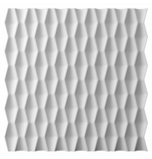 Панель декоративная из экополимера 500х500х15 мм Bello Deco Polymer СП 17 белая 0,25 кв.м