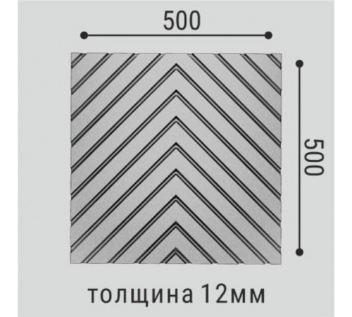 Панель декоративная из экополимера 500х500х12 мм Bello Deco Polymer СП 14 белая 0,25 кв.м Панель декоративная из экополимера 500х500х12 мм Bello Deco Polymer СП 14 белая 0,25 кв.м