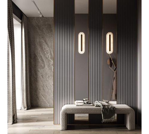 Панель декоративная из экополимера 156х2800х8 мм Cosca Decor RP001 белая 0,437 кв.м