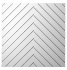 Панель декоративная из экополимера 500х500х12 мм Bello Deco Polymer СП 14 белая 0,25 кв.м