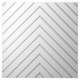 Панель декоративная из экополимера 500х500х12 мм Bello Deco Polymer СП 14 белая 0,25 кв.м
