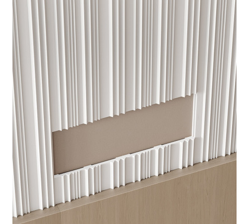 Панель декоративная из экополимера 156х2800х12 мм Cosca Decor RP005 белая 0,437 кв.м Панель декоративная из экополимера 156х2800х12 мм Cosca Decor RP005 белая 0,437 кв.м