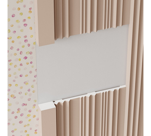 Панель декоративная из экополимера 156х2800х12 мм Cosca Decor RP005 белая 0,437 кв.м Панель декоративная из экополимера 156х2800х12 мм Cosca Decor RP005 белая 0,437 кв.м