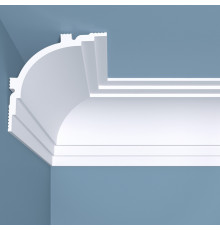 Плинтус потолочный из экополимера ударопрочный 110х110х2000 мм Bello Deco XPS К14