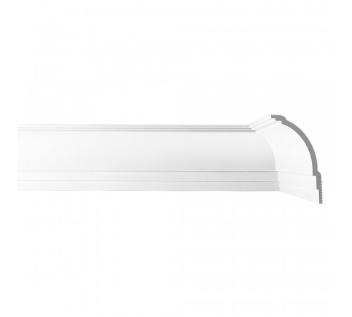 Плинтус потолочный из экополимера ударопрочный 120х70х2000 мм Bello Deco XPS К18 Плинтус потолочный из экополимера ударопрочный 120х70х2000 мм Bello Deco XPS К18
