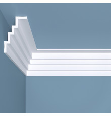 Плинтус потолочный из экополимера ударопрочный 50х80х2000 мм Bello Deco XPS К17