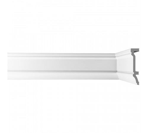 Молдинг из экополимера ударопрочный 100х23х2000 мм под покраску Bello Deco XPS M 13 белый Молдинг из экополимера ударопрочный 100х23х2000 мм под покраску Bello Deco XPS M 13 белый