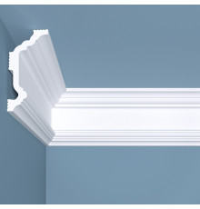 Плинтус потолочный из экополимера ударопрочный 100х50х2000 мм Bello Deco XPS К4