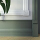 Молдинг из экополимера ударопрочный 24х9х2000 мм под покраску Bello Deco XPS M 26 белый