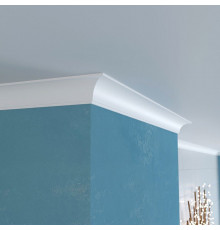 Плинтус потолочный из экополимера ударопрочный 43х43х2000 мм Cosca Decor KX