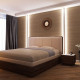Молдинг из экополимера ударопрочный 55х25х2000 мм Cosca Decor Standart белый