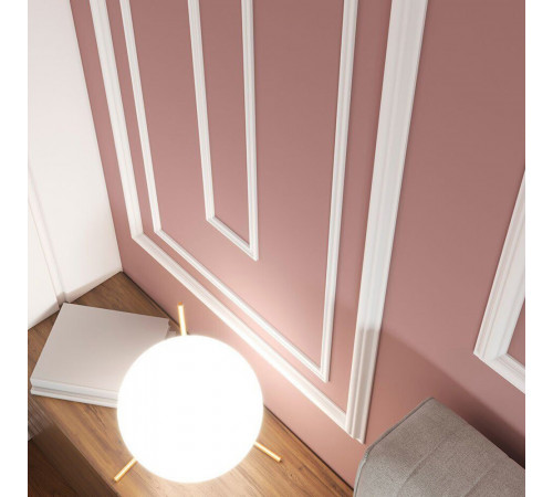 Молдинг из экополимера ударопрочный 45х20х2000 мм Cosca Decor Standart белый Молдинг из экополимера ударопрочный 45х20х2000 мм Cosca Decor Standart белый