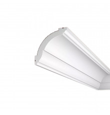 Плинтус потолочный из экополимера ударопрочный 69х71х2000 мм Cosca Decor KX
