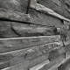 Искусственный камень White Hills Фьорд Лэнд черно-серый (24 шт.=0,8 кв.м)