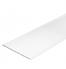 Панель ПВХ 250х3000х8 мм Stella бесшовная глянцевая white line 0,75 кв.м