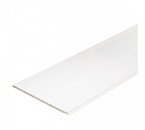 Панель ПВХ 250х3000х8 мм Stella бесшовная глянцевая white line 0,75 кв.м Панель ПВХ 250х3000х8 мм Stella бесшовная глянцевая white line 0,75 кв.м