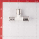 Тройник Henco (11PKW-262620) 26(пресс) х 26(пресс) х 20(пресс) PVDF белый