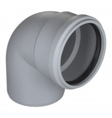 Отвод Pro Aqua Stilte Plus d110 мм 87,5° пластиковый шумопоглощающий для внутренней канализации