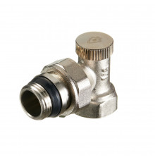 Клапан запорный угловой Arrowhead Element 1/2 ВР(г) х 1/2 НР(ш) для радиатора (215122)