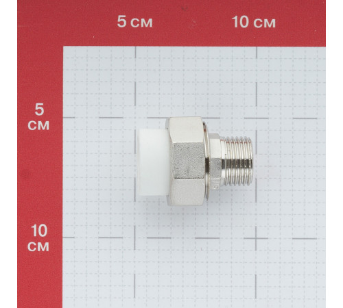 Муфта полипропиленовая Valtec разъемная (американка) 20 мм х 1/2 НР(ш) (VTp.761.0.02004) Муфта полипропиленовая Valtec разъемная (американка) 20 мм х 1/2 НР(ш) (VTp.761.0.02004)