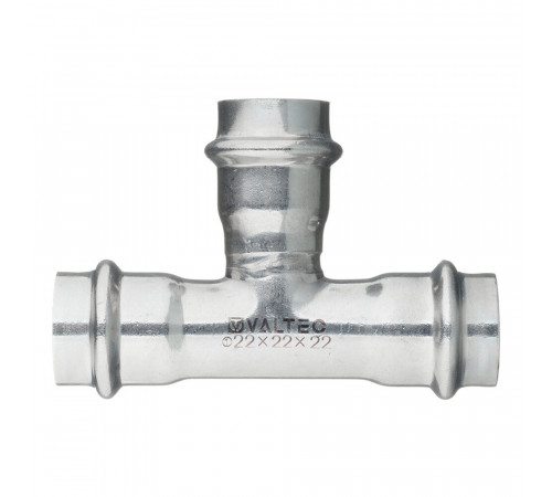 Тройник Valtec (VTi.931.I.222222) 22 х 22 х 22 мм нержавеющая сталь